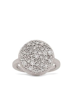 ALINKA bague Black Caviar en or blanc 18ct ornée de diamants - Argent
