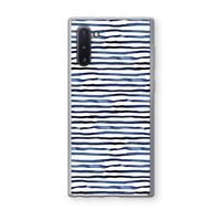 Verrassende lijnen: Samsung Galaxy Note 10 Transparant Hoesje