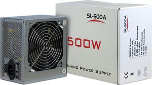 Inter-Tech SL-500A power supply unit 500 W 20+4 pin ATX ATX Grijs