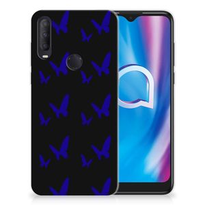 Alcatel 1S (2020) TPU bumper Vlinder Patroon