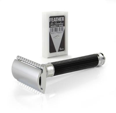 Edwin Jagger Scheermes Razors Double Edge Safety 3D Diamond Handle Black & Chrome Plated Ref.DE3DBC15BL 1Stuks | Voor Mannen Edwin Jagger Scheermes Razors Double Edge Safety 3D Diamond Handle Black & Chrome Plated Ref.DE3DBC15BL 1Stuks | Voor Mannen