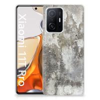 Xiaomi 11T | 11T Pro | TPU | Siliconen hoesje | Beton Print