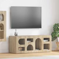 TV-kast Sonoma Eiken 100 x 35 x 40 cm Bewerkt hout