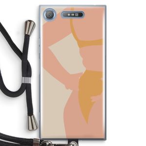 Bikini body: Sony Xperia XZ1 Transparant Hoesje met koord
