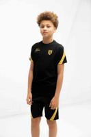 Malelions Sport Pre-Match T-Shirt Kids Zwart/Goud - Maat 164 - Kleur: GoudZwart | Soccerfanshop