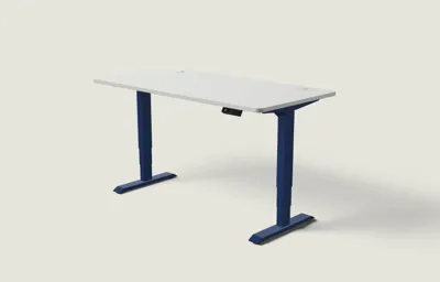 Desktronic HomePro bureau Diepblauw / Grijs / 160x80 cm