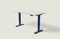 Desktronic HomePro bureau Diepblauw / Grijs / 160x80 cm