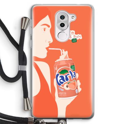Peach please!: Honor 6X Transparant Hoesje met koord
