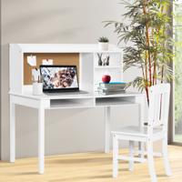 Kindertafelset met Prikbord Kinderbureau met Stoel Jeugdbureau met Opzetstuk Lades & Verstelbare Plank Wit Kindertafelset met Prikbord Kinderbureau met Stoel Jeugdbureau met Opzetstuk Lades & Verstelbare Plank Wit