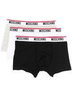 Moschino lot de trois slips à logo - Blanc - thumbnail