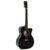 Sigma Guitars 000MC-1E Black elektrisch akoestische westerngitaar
