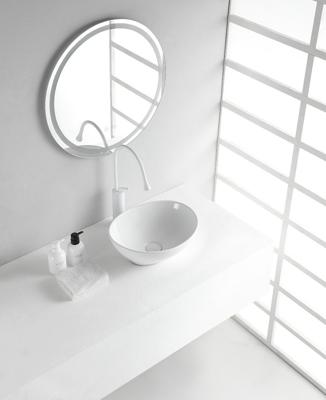 Waskom Wiesbaden Barco | 40x33x14.5 cm | Keramiek | Vrijstaand | Ovaal | Wit