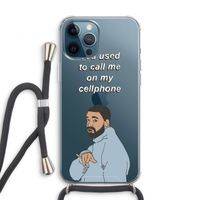 Hotline bling: iPhone 12 Pro Transparant Hoesje met koord