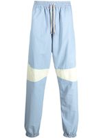 RANRA pantalon de jogging à empiècements - Bleu