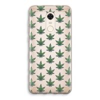 Weed: Xiaomi Redmi 5 Transparant Hoesje