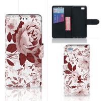 Hoesje Huawei Ascend P8 Lite Watercolor Flowers
