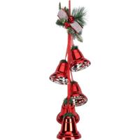 Kerstbellen Met Dennentakjes H - Nampook