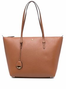 Lauren Ralph Lauren sac à main à texture grainée - Marron