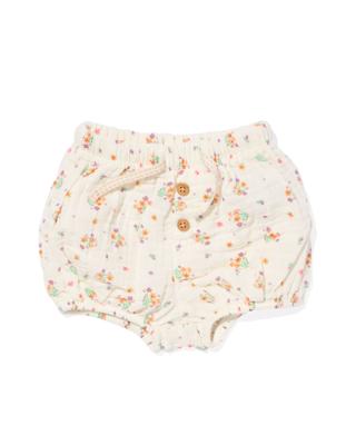 HEMA Newborn pofbroekje mousseline gebroken wit (gebroken wit)