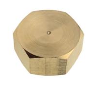 Kirchhoff Messing eindkap, blank, 3/8"IT - 989431355