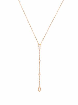 Courbet collier CO en or rose recyclé 18ct pavé de diamants