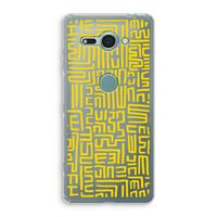 Majorelle Blue Print: Sony Xperia XZ2 Compact Transparant Hoesje