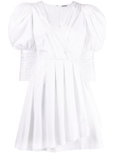 Batsheva robe en coton Izra à coupe courte - Blanc