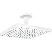 Hansgrohe Raindance E Square hoofddouche E300 1jet m. plafondbevestiging 15.8cm 30x30cm mat wit 26250700