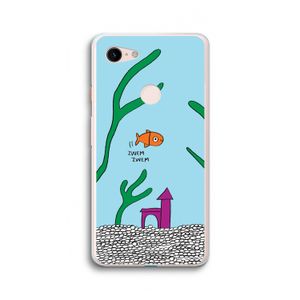 Aquarium: Google Pixel 3 XL Transparant Hoesje