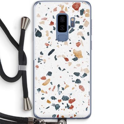 Terrazzo N°4: Samsung Galaxy S9 Plus Transparant Hoesje met koord