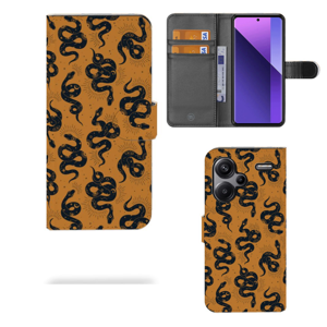 Telefoonhoesje met Pasjes voor Xiaomi Redmi Note 13 Pro Plus Snakes