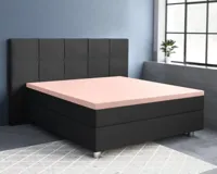 Primaviera Deluxe Topper Satijn Hoeslaken Roze 90 x 220 cm