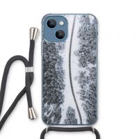 Snøfall: iPhone 13 mini Transparant Hoesje met koord Snøfall: iPhone 13 mini Transparant Hoesje met koord