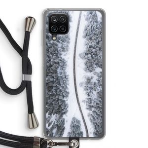 Snøfall: Samsung Galaxy A12 Transparant Hoesje met koord