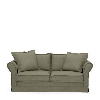 Rivièra Maison 2,5-zits Bank 'Carlton' Oxford Weave, kleur Forest Green