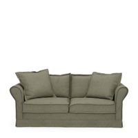 Rivièra Maison 2,5-zits Bank 'Carlton' Oxford Weave, kleur Forest Green - thumbnail