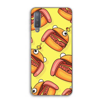 Hamburger: Samsung Galaxy A7 (2018) Transparant Hoesje
