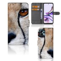 Motorola Moto G13 | G23 | Telefoonhoesje | Met pasjeshouder | Cheetah