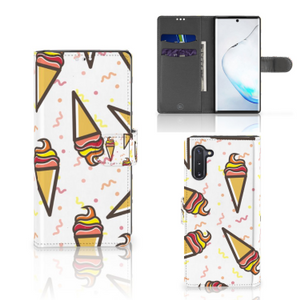 Samsung Galaxy Note 10 Book Cover Icecream