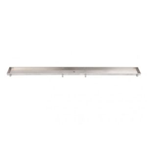 Tegelinlegrooster Brauer RVS Omkeerbaar tbv Douchegoot STD/W/PS 70x7 cm Inclusief Afstandhouders Brauer