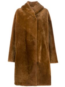 Liska manteau droit classique - Marron