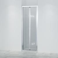 Marenza Fold Vouwdeur - 70x190cm - 6mm veiligheidsglas - alu profiel - anti kalk - chroom SW8414
