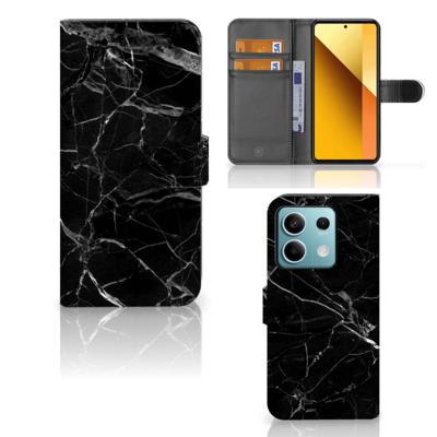Xiaomi Redmi Note 13 5G | Bookcase | Marmer Zwart - Origineel Cadeau Vader