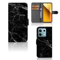 Xiaomi Redmi Note 13 5G | Bookcase | Marmer Zwart - Origineel Cadeau Vader