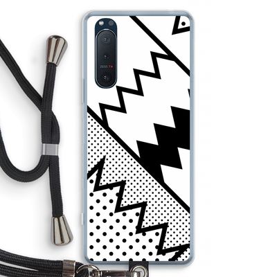 Pop Art #5: Sony Xperia 5 II Transparant Hoesje met koord