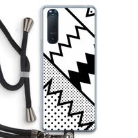 Pop Art #5: Sony Xperia 5 II Transparant Hoesje met koord