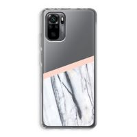 A touch of peach: Xiaomi Redmi Note 10 Pro Transparant Hoesje