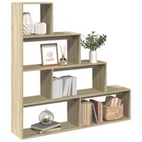 Kamerscherm / boekenkast 143,5x29x143,5 cm hout sonoma eiken
