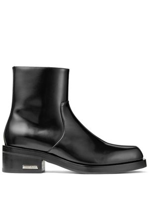 Jimmy Choo bottines Elias en cuir - Noir