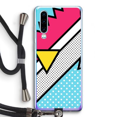 Pop Art #3: Huawei P30 Transparant Hoesje met koord